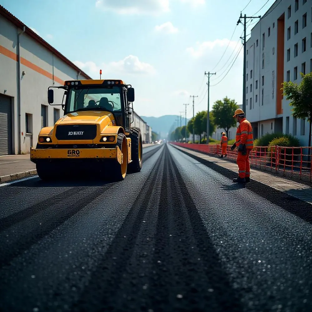 Asfaltado de caminos o superficies